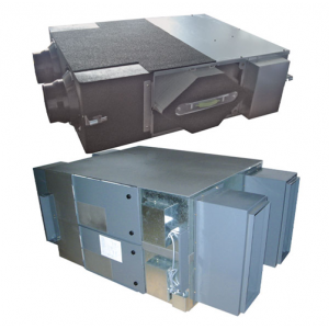 CFR micro E rekuperačná jednotka s papierovým výmenníkom tepla a EC ventilátorom